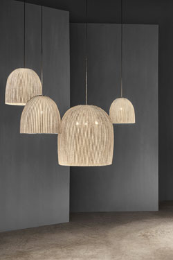 Onn pleated bell pendant 27cm