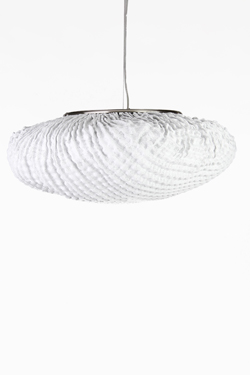 Painted white fabric Simetech Tati pendant