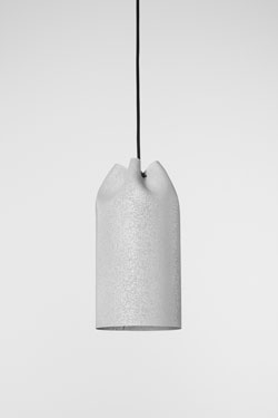 Small white pendant lamp Agasallo