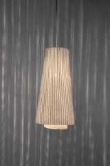 Tempo Andante white flared pendant lamp - Pendants by Arturo Alvarez