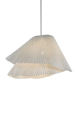 Tempo Vivace flared conical pendant lamp