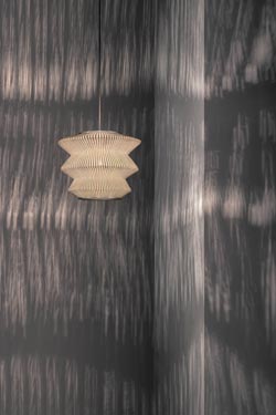 Ura 3 white lampion pendant lamp