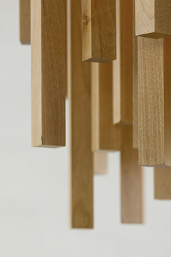 Wood natural wood pendant