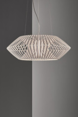 V suspension géométrique 80cm blanche - Suspension by Arturo Alvarez