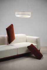 Suspension ronde blanche Anel - Suspension by Arturo Alvarez