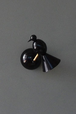 Applique murale noire design Alouette vers la gauche - Applique by Atelier Areti