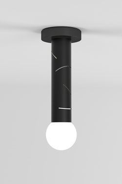 Birch 438 minimalist black ceiling light  - Ceiling lights by Atelier Areti