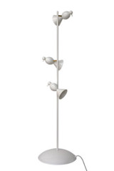 White design floor lamp Alouette 3 birds - Floor lamps by Atelier Areti