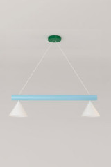 Elements 2-light tricolour graphic pendant lamp - Pendants by Atelier Areti