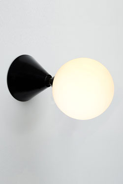 Wall light  black cone and sphere - Wall lights by Atelier Areti