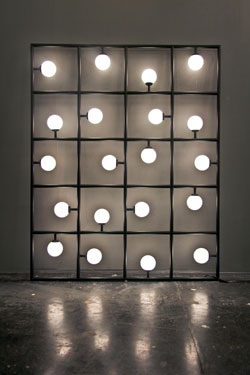 Table lamp to place against a wall Squares LED - Wall lights by Atelier Areti