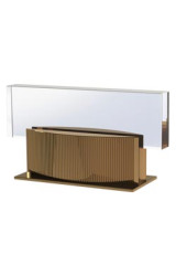 Filao XL lampe de table bronze et cristal - Lampe de table by Ateliers&Torsades