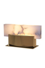 Filao XL lampe de table finition bronze poli - Lampe de table by Ateliers&Torsades