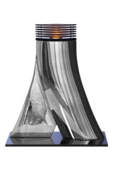Jog lampe de table prestige en aluminium poli - Lampe de table by Ateliers&Torsades