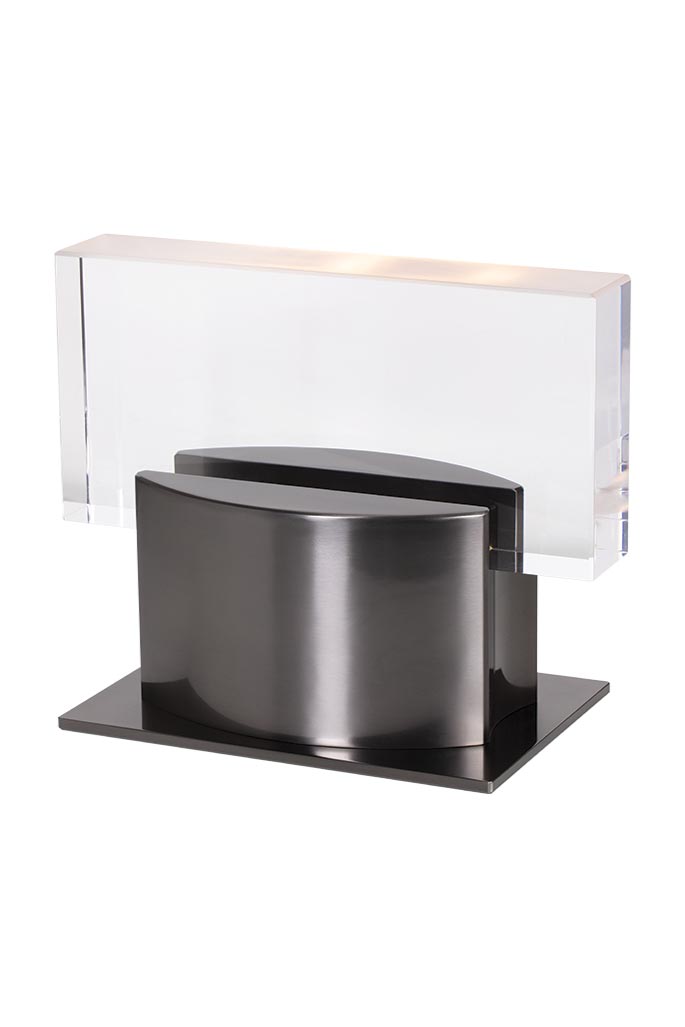 Filao gunmetal bronze table lamp - Table lamps by Ateliers&Torsades