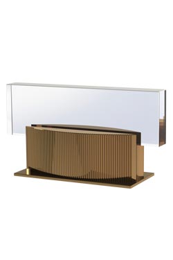 Filao XL table lamp in solid bronze and crystal - Table lamps by Ateliers&Torsades