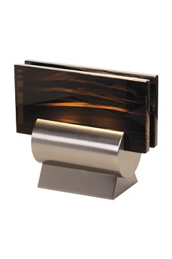 Kyros table lamp with an obsidian diffuser - Table lamps by Ateliers&Torsades