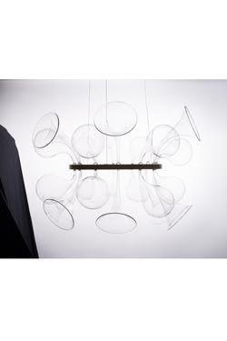 12-light trumpet chandelier Venice - Chandeliers by AXIS71