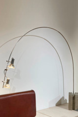 Lampadaire arc en aluminium gris Années 70 Arco - Lampadaire by AXIS71