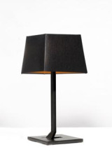 Petite lampe de table noire et dorée Memory - Lampe de table by AXIS71