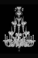4604 lustre chandelier vénitien 12 lumières - Lustre by Barovier&Toso