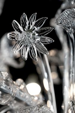 4607 lustre vénitien transparent 20 lumières