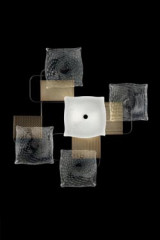 Alumina grande applique contemporaine inspiration Art Déco  - Applique by Barovier&Toso