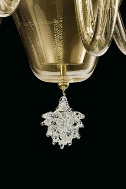 Amsterdam lustre classique contemporain doré 14 lumières