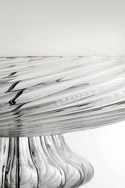 Pigalle Belle Époque ceiling light in white crystal 60cm