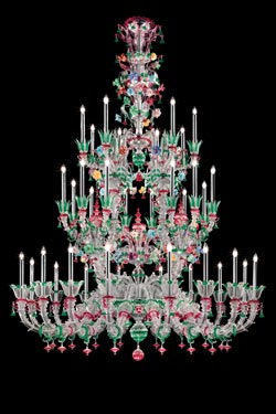 4607 large multicoloured Venetian chandelier 36 lights - Chandeliers by Barovier&Toso