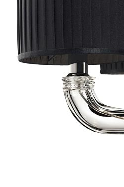 Babylon contemporary white and black chandelier 16 lights