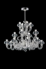 Bissa Boba 16-light crystal snake chandelier - Chandeliers by Barovier&Toso