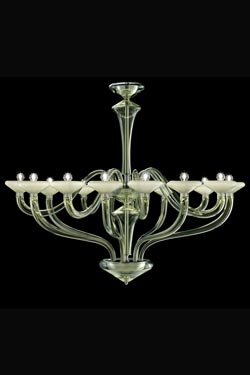 Windsor contemporary lime crystal chandelier 14 lights