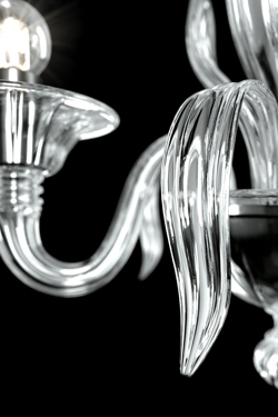 Fauve applique végétal 2 lumières aquamarine
