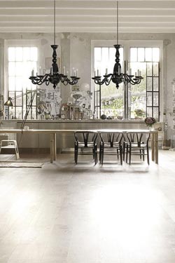 Palladiano lustre en cristal de Venise noir opaque 18 lumières