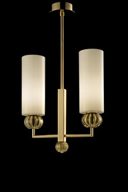 Gallia pendant 2 lights gold - Pendants by Barovier&Toso