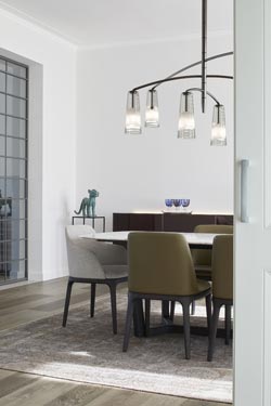 Spiral mobile pendant 12 lights