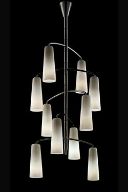 Vertical mobile pendant 10 lights 