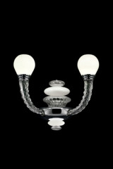 Pigalle applique blanche Belle Époque 2 lumières - Applique by Barovier&Toso