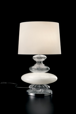 Pigalle lampe de table Belle Époque en cristal de Murano - Lampe de table by Barovier&Toso