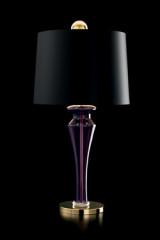 Saint Germain lampe de table rétro en cristal de Murano violet - Lampe de table by Barovier&Toso