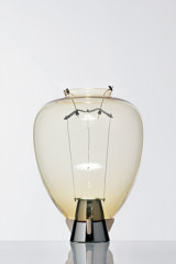 Veronese table lamp in amber crystal vase shape - Table lamps by Barovier&Toso