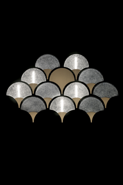 Tuileries applique Art Déco en cristal rugiada et bronze 105cm - Applique by Barovier&Toso