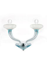 Windsor contemporary wall light in aquamarine crystal - Wall lights by Barovier&Toso