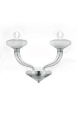 Windsor applique classique épurée en cristal gris - Applique by Barovier&Toso