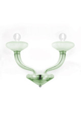 Windsor applique contemporaine épurée en cristal vert citron - Applique by Barovier&Toso