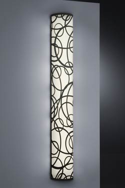 Applique bronze antique motifs en cercles forme demi-cylindre - Applique by Baulmann Leuchten