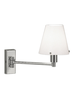 Applique de chevet articulée en nickel poli - Applique by Baulmann Leuchten