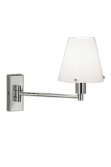 Applique de chevet articulée en nickel poli - Applique by Baulmann Leuchten
