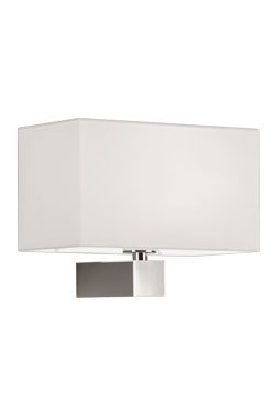 Applique rectangulaire abat-jour blanc - Applique by Baulmann Leuchten